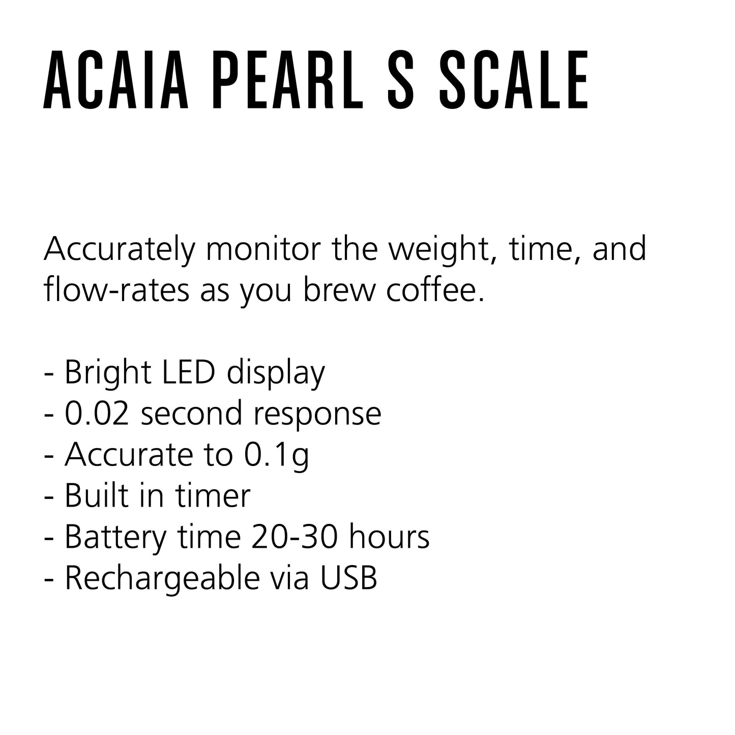 ACAIA PEARL S SCALE