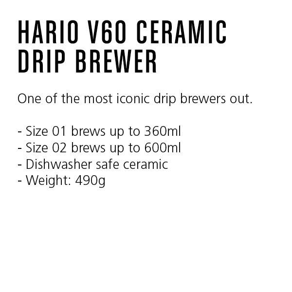 HARIO V60 CERAMIC DRIP BREWER